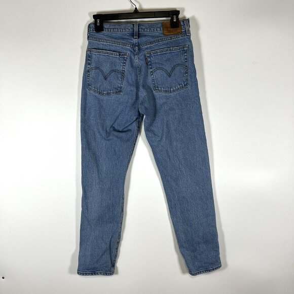 Levi's Wedgie Straight Premium Denim Jeans Button Fly Women’s Size 27 90’s - Picture 6 of 12